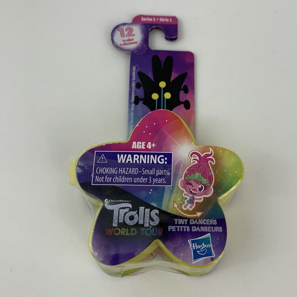 Trolls World Tour Tiny Dancers Series 1 Collectible Toy Figure Yellow Star